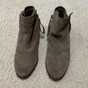 Suede booties
